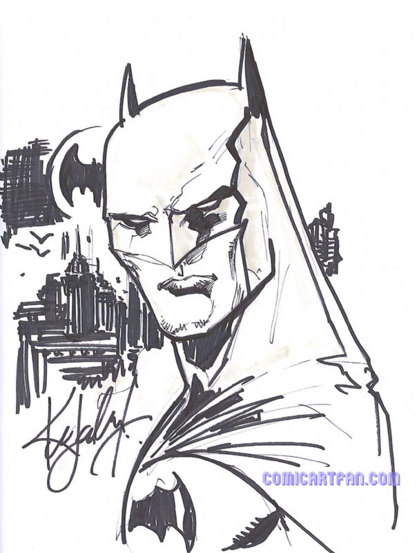 Ken Lashley Batman In Danny Truong S Dc Batman Comic Art